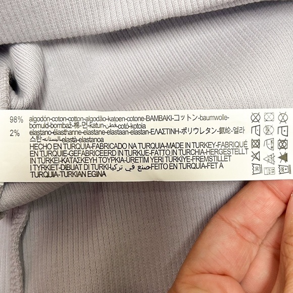 Zara Purple Ribbed Sleeveless Crew Neck Pullover Vest NWT Medium Waistcoat - Picture 8 of 9